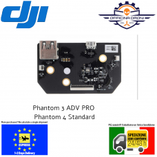 DJI Phantom 3 ADV PRO 4 Standard USB Board Controller Ricambio Part Radiocomando